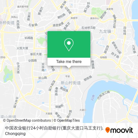 中国农业银行24小时自助银行(重庆大渡口马王支行) map