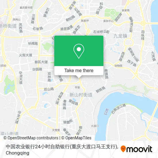 中国农业银行24小时自助银行(重庆大渡口马王支行) map