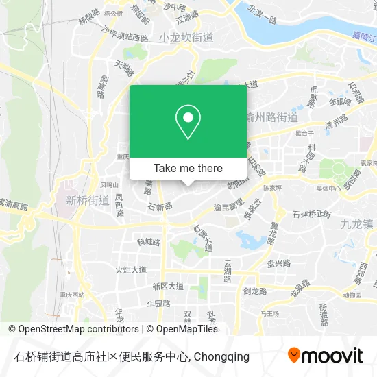石桥铺街道高庙社区便民服务中心 map