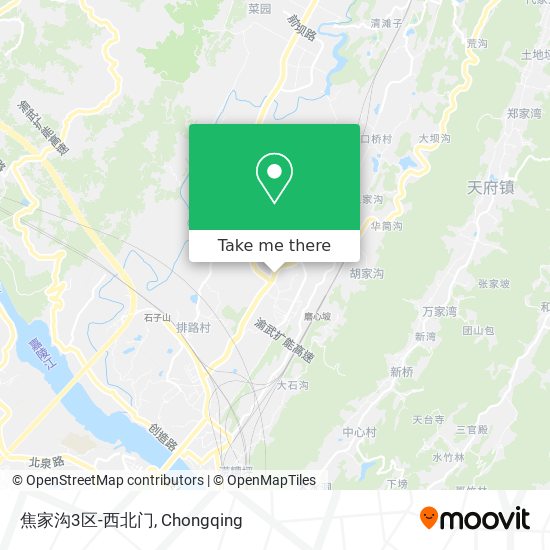 焦家沟3区-西北门 map