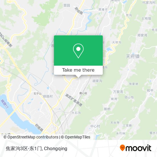 焦家沟3区-东1门 map