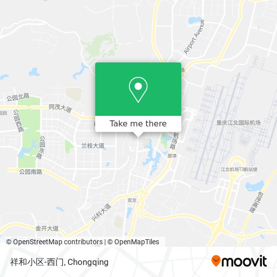 祥和小区-西门 map