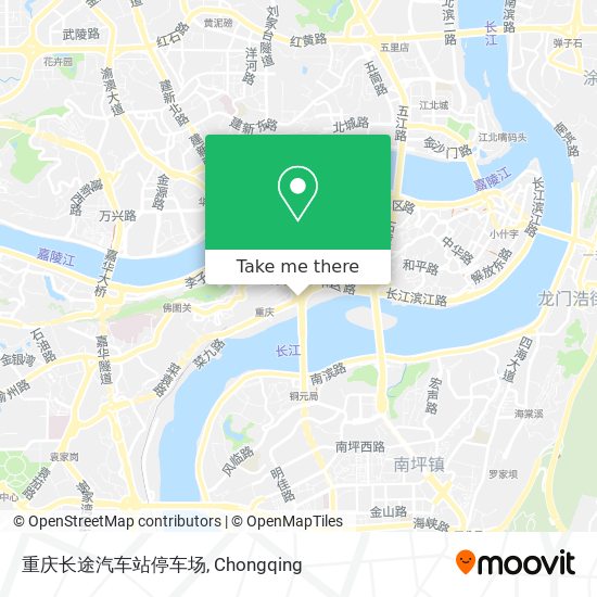 重庆长途汽车站停车场 map
