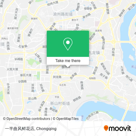 一半曲风鲜花店 map