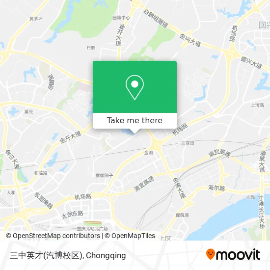 三中英才(汽博校区) map