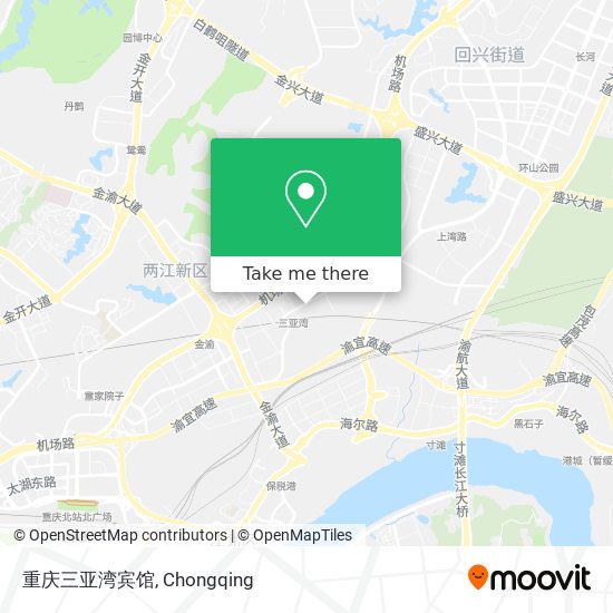 重庆三亚湾宾馆 map