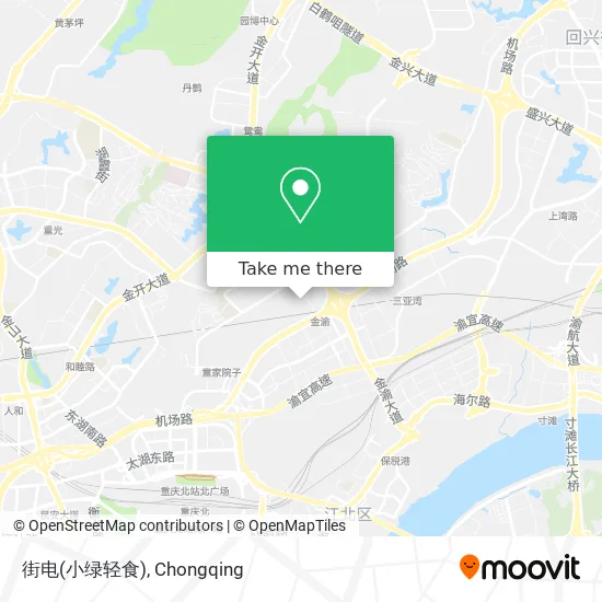 街电(小绿轻食) map
