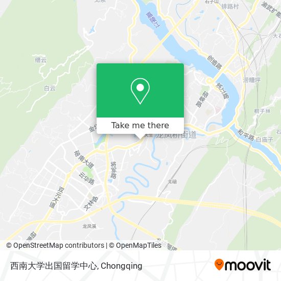 西南大学出国留学中心 map