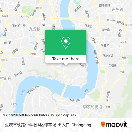 重庆市铁路中学校A区停车场-出入口 map
