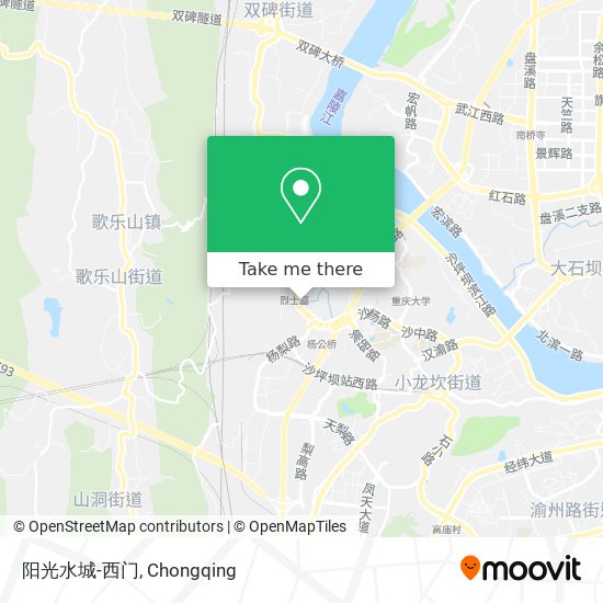 阳光水城-西门 map