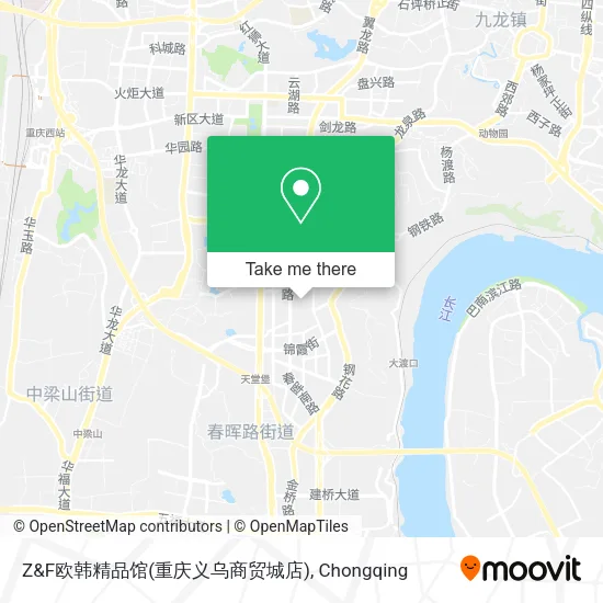 Z&F欧韩精品馆(重庆义乌商贸城店) map