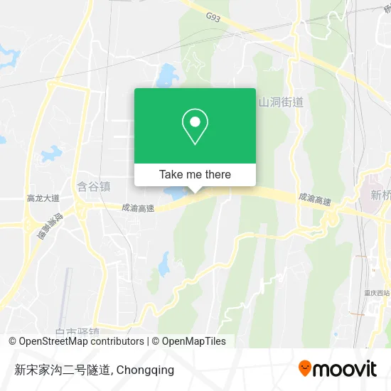 新宋家沟二号隧道 map