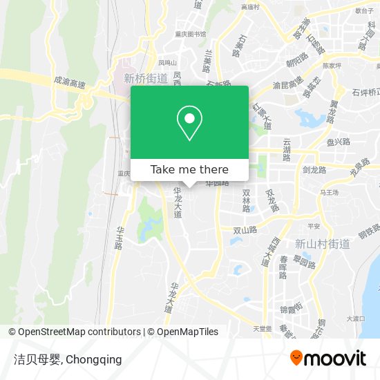 洁贝母婴 map