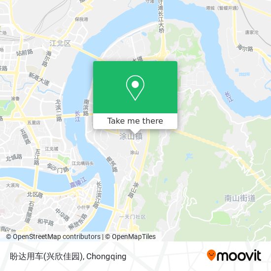 盼达用车(兴欣佳园) map