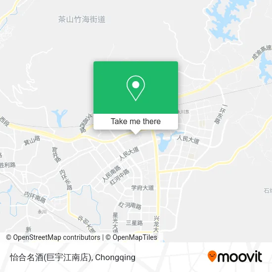 怡合名酒(巨宇江南店) map