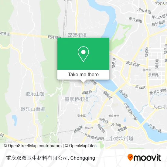 重庆双双卫生材料有限公司 map