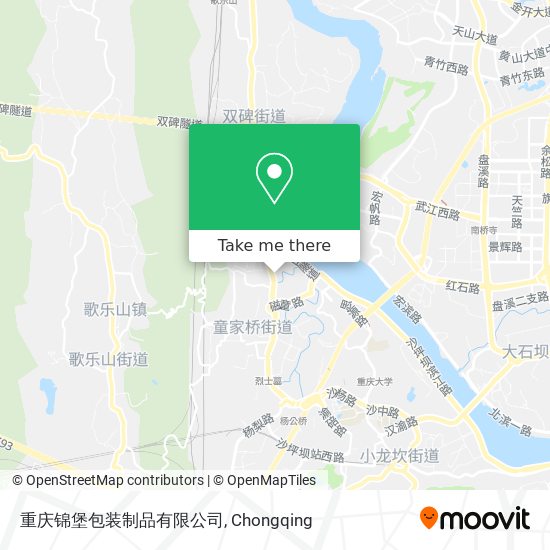 重庆锦堡包装制品有限公司 map