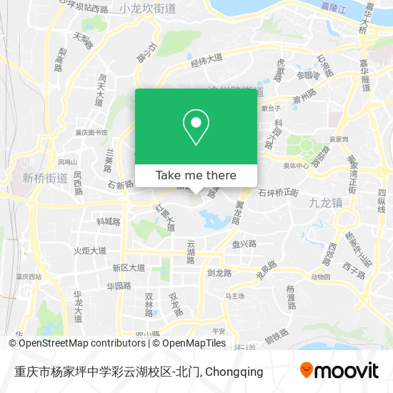 重庆市杨家坪中学彩云湖校区-北门 map