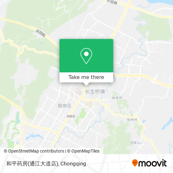 和平药房(通江大道店) map