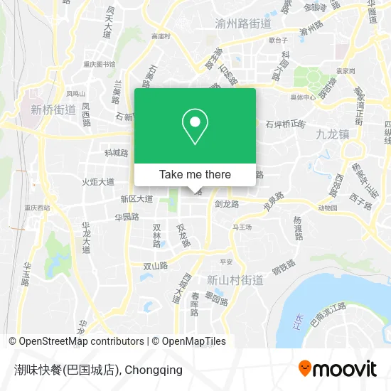 潮味快餐(巴国城店) map