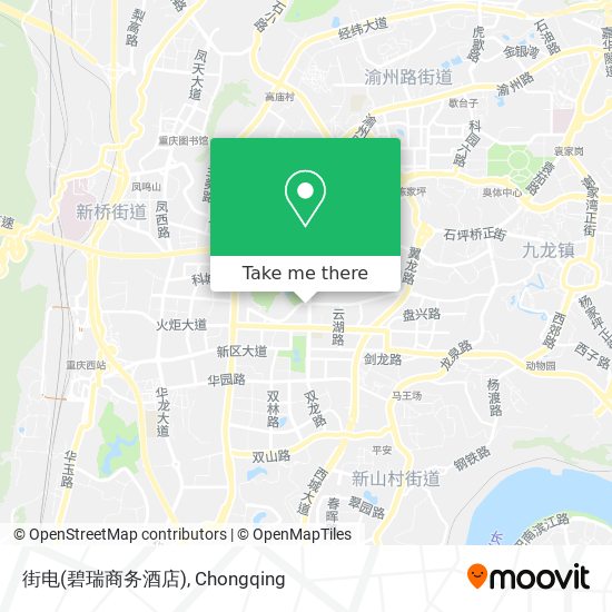 街电(碧瑞商务酒店) map