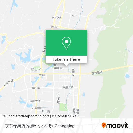 京东专卖店(俊豪中央大街) map