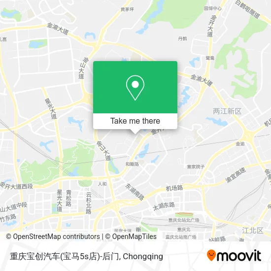 重庆宝创汽车(宝马5s店)-后门 map