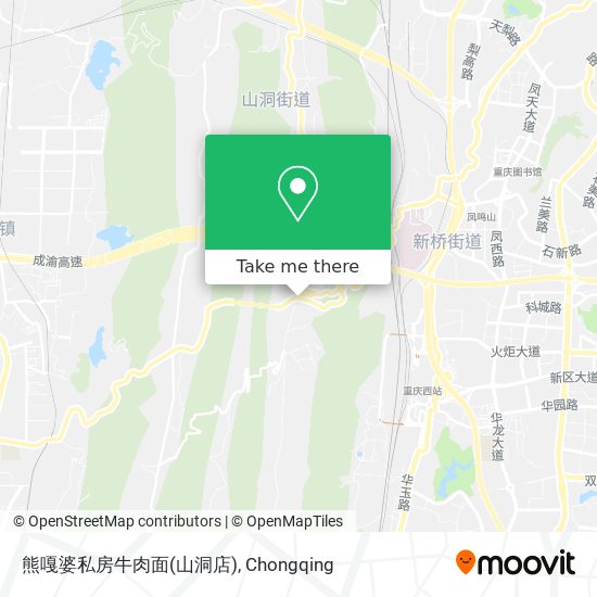 熊嘎婆私房牛肉面(山洞店) map
