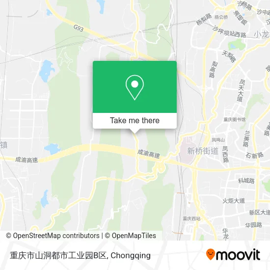 重庆市山洞都市工业园B区 map