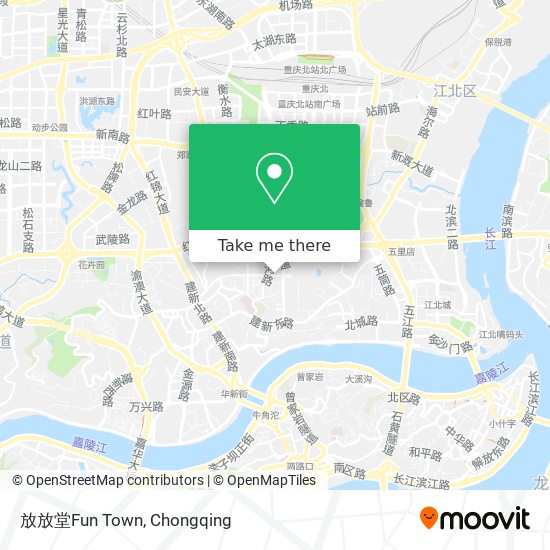 放放堂Fun Town map