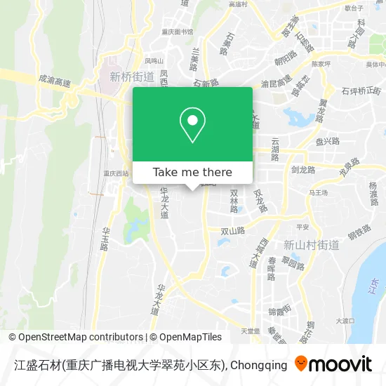 江盛石材(重庆广播电视大学翠苑小区东) map