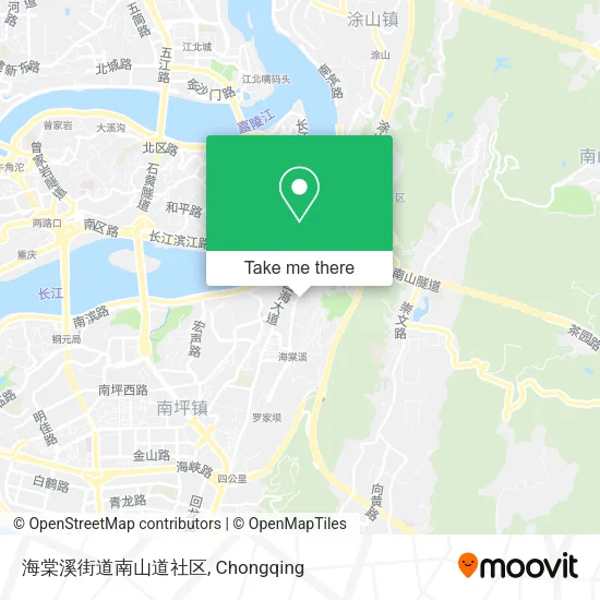 海棠溪街道南山道社区 map