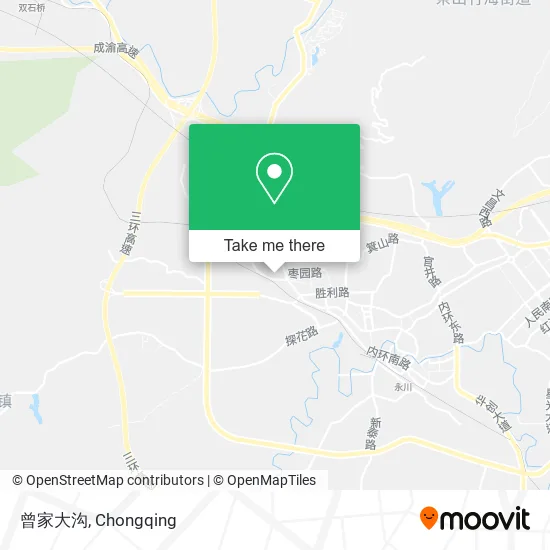 曾家大沟 map