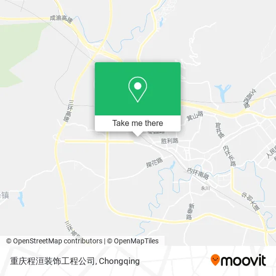 重庆程洹装饰工程公司 map