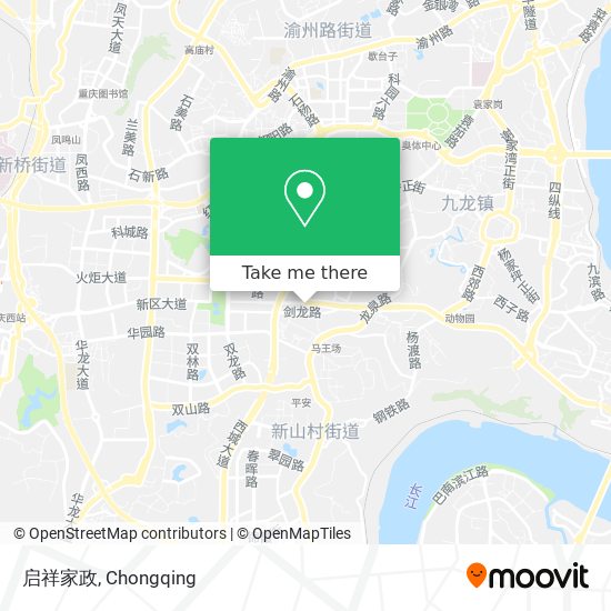 启祥家政 map