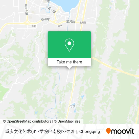 重庆文化艺术职业学院巴南校区-西2门 map