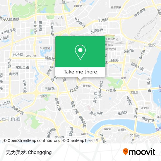 无为美发 map