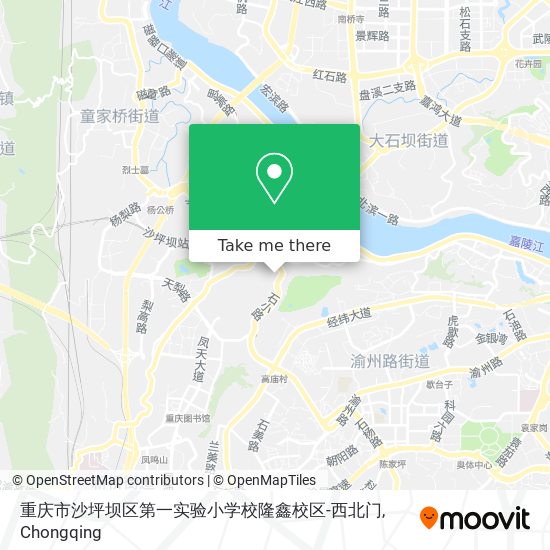 重庆市沙坪坝区第一实验小学校隆鑫校区-西北门 map