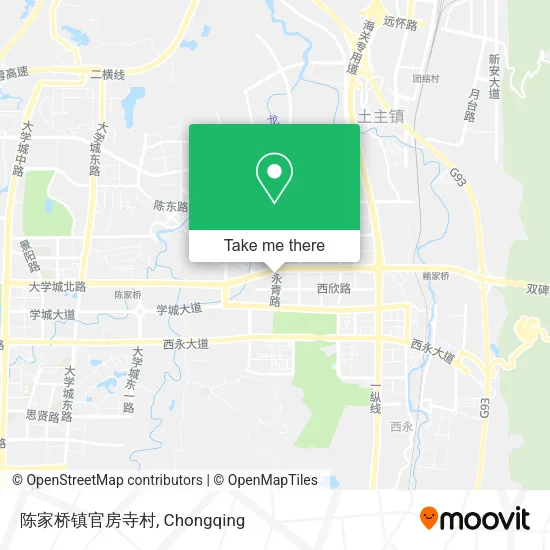 陈家桥镇官房寺村 map