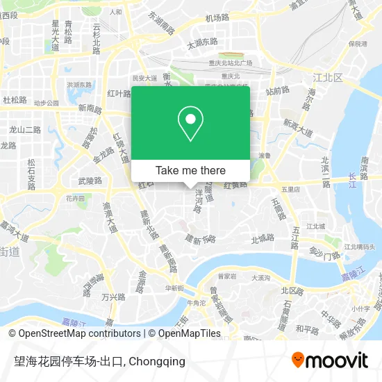 望海花园停车场-出口 map