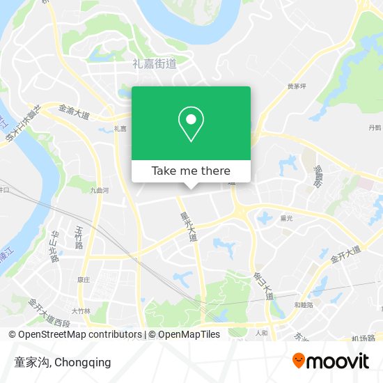 童家沟 map