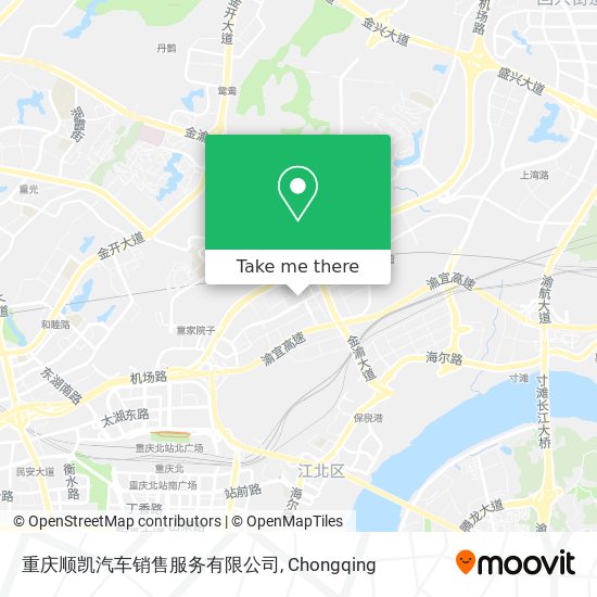 重庆顺凯汽车销售服务有限公司 map