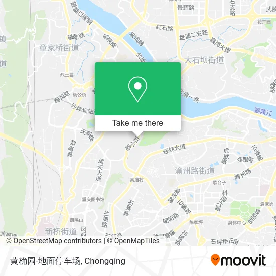 黄桷园-地面停车场 map