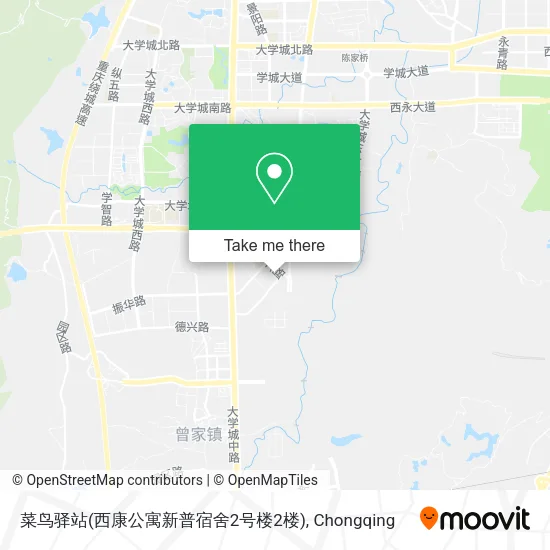 菜鸟驿站(西康公寓新普宿舍2号楼2楼) map