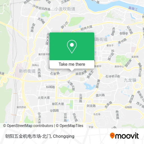朝阳五金机电市场-北门 map