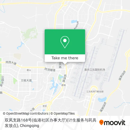 双凤支路168号(临港社区办事大厅)(计生服务与药具发放点) map