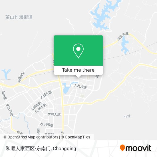 和顺人家西区-东南门 map