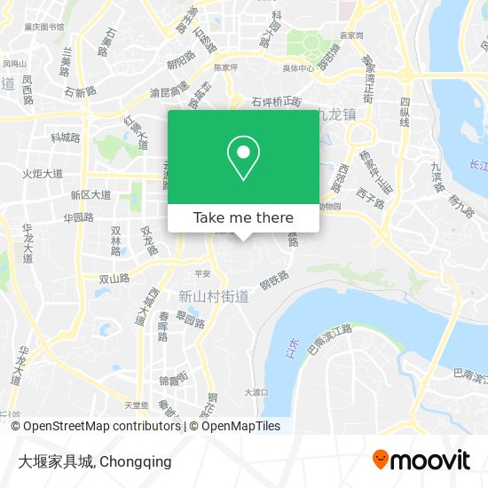 大堰家具城 map
