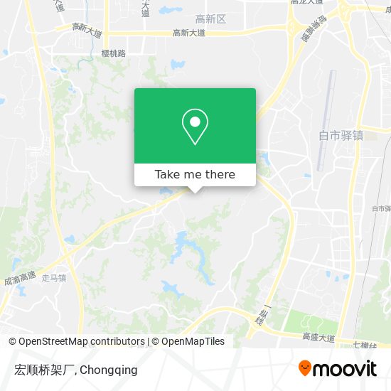 宏顺桥架厂 map