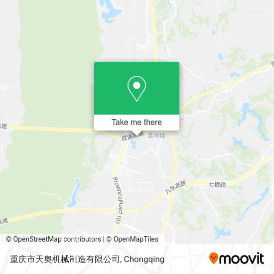 重庆市天奥机械制造有限公司 map